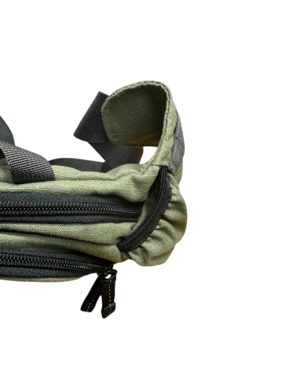 VINTAGE Y2K Eagle Creek Green Canvas Fanny Pack Belt Bag Utility Gorpcore Hip Ba - Picture 14 of 14